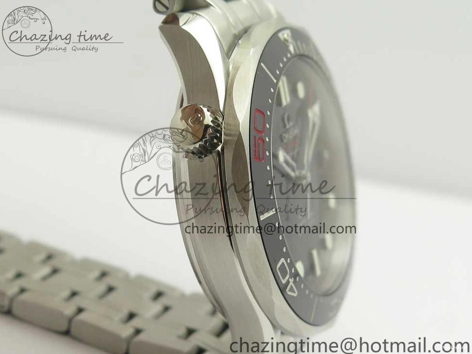 0424 Seamaster 300M Chronometer SS “007” Limited Edition OMF 1:1 Best Edition on SS Bracelet A2824 (Black Balance Wheel) V Seasonal 7952